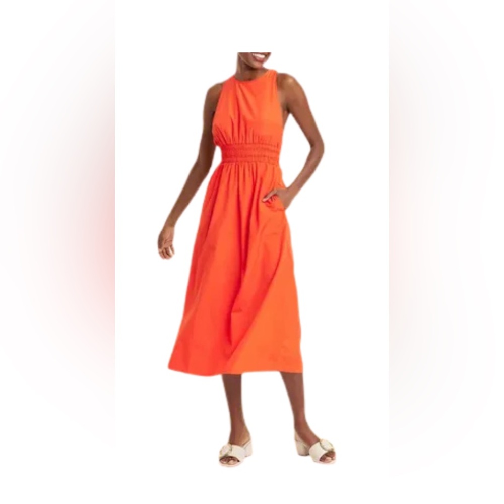 Target Red Halter Sleeveless Midi Sundress